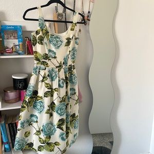 Ann Taylor white floral dress